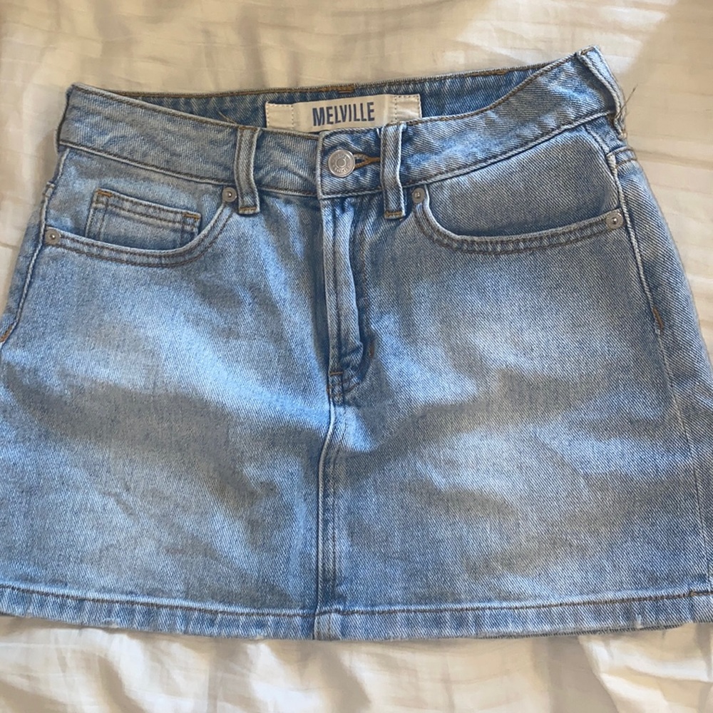 brandy melville denim skirt